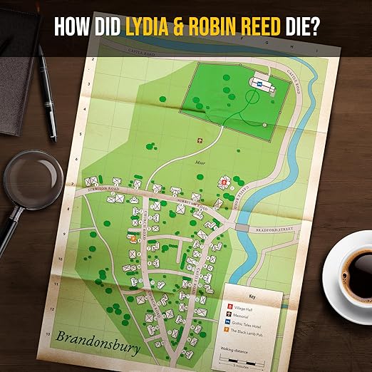 PROFILER - The Ghosts Of Brandonsbury : Discover the secrets of a doomed hotel – Murder Mystery Games for Adults – Individuals Date Night Family Night