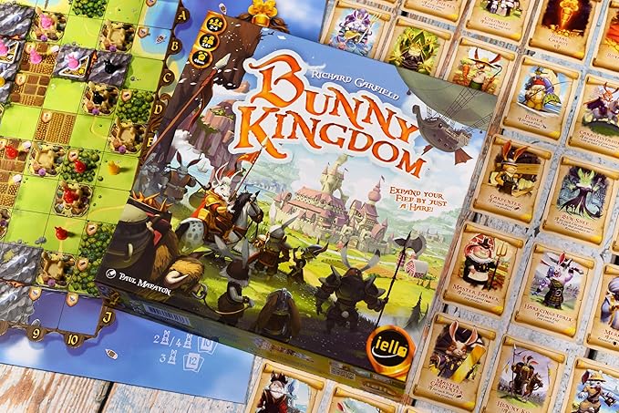 IELLO: Bunny Kingdom Strategy Board Game Expand Your Fief By Just a Hare 45 Minute Play Time 2 to 4 Players for Ages 14 and Up