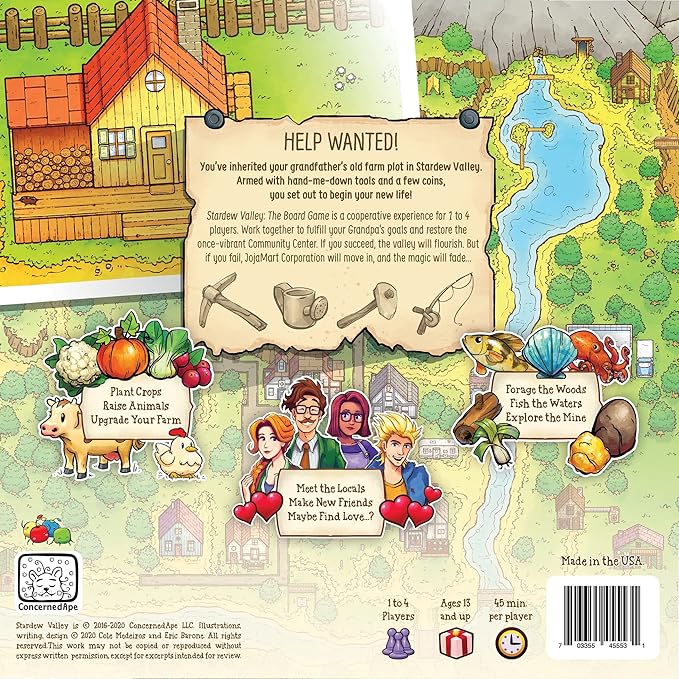 Stardew Valley: The Board Game - A Cooperative Game of Farming &amp Friendship