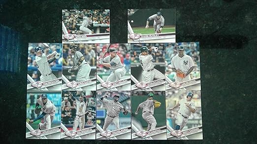 2017 Topps Series 1&amp2 New York Yankees Complete Set 25 Cards - Aaron Judge Rc Gary Sanchez Tanaka Ellsbury Castro Gregorius Severino and many more