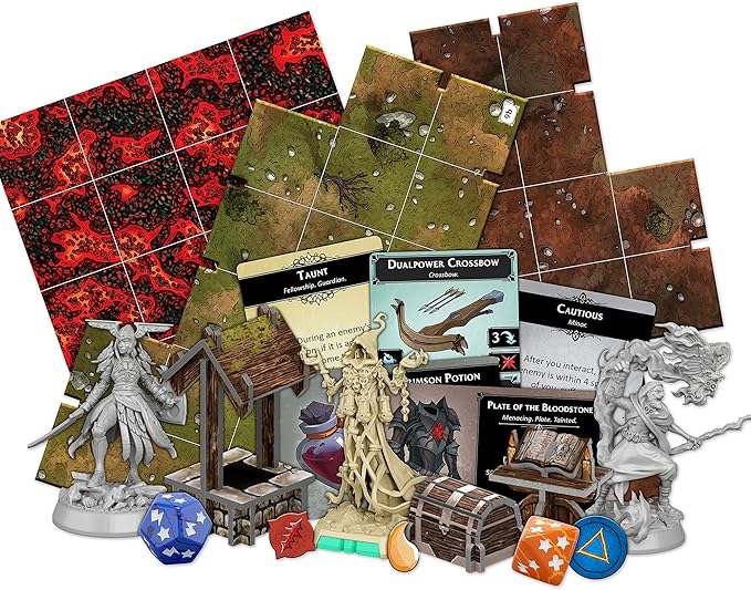 Asmodee Descent: Legends of The Dark Board Game - Epic Dungeon-Crawling Adventure Cooperative Strategy Game for Kids &amp Adults Ages 14+ 1-4 Players 3-4 Hour Playtime