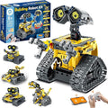 Sillbird Robot Building Kit with Remote Control for Boys Ages 8-14 STEM Coding Robotics Technic Toy Birthday Creative Gifts for Kids Buildable 5in1 Models with 473 Pieces