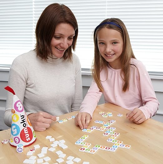 Crossword Board Game for Kids Teens Adults and Family Game Nights Educational Award Winning Tabletop Game Ages 9 &amp up 5 Different Ways to Play Sumoku by Blue Orange Games