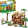 LEGO 71424 Super Mario Donkey Kong Hut Expansion Set Construction Toy with 2 Characters Combine with Starter Pack for Kids Boys and Girls Ages 8 and Above