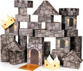 National Geographic Jumbo Cardboard Building Blocks – 30-Pc. Extra-Thick Cardboard Bricks for Kids Build a Castle Play House Indoor Playhouse Large Building Blocks Kids Giant Blocks