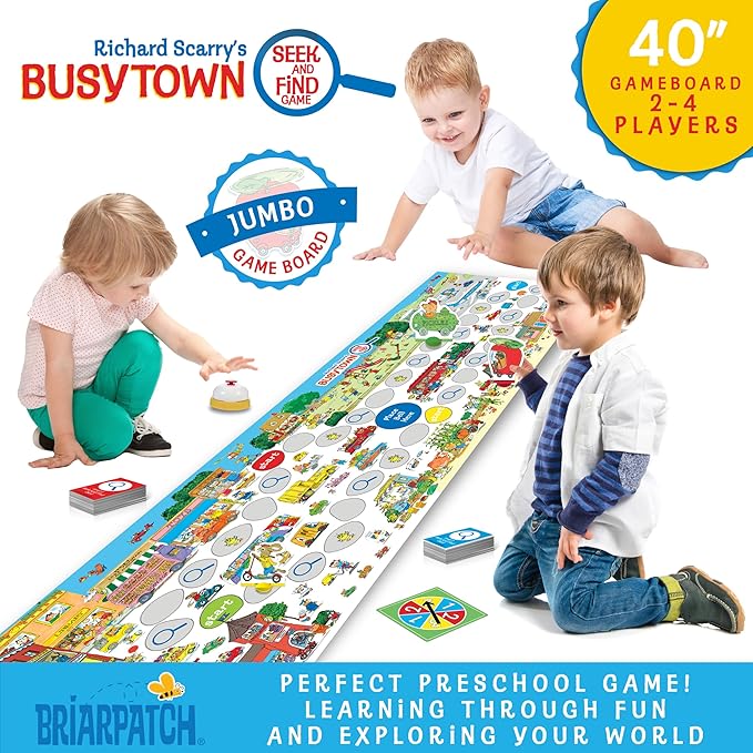 Briarpatch Richard Scarry's Busytown Seek and Find Game Based on Early Reader Books for Preschool Kindergarten and 1st Grade