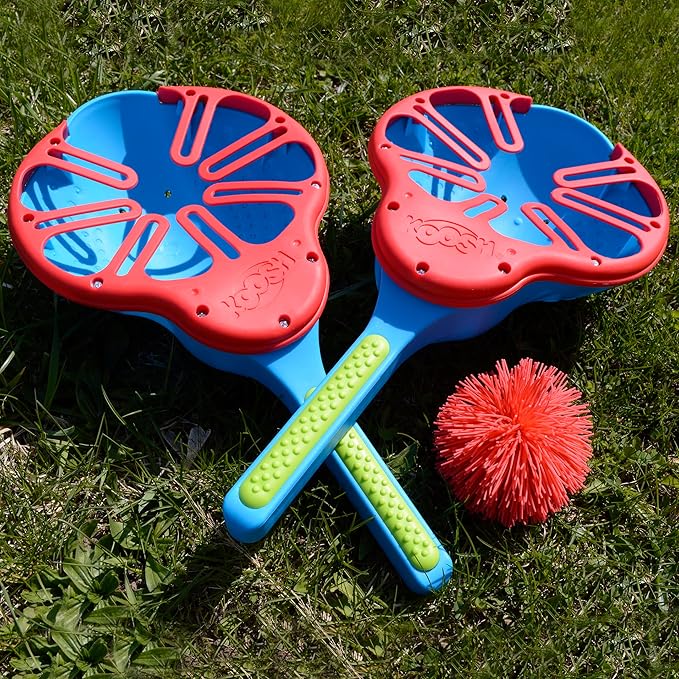 Koosh Flix Stix Ball Fun - Plays Like Lacrosse - Competitive and Cooperative Play - Play Indoors and Outdoors