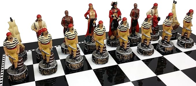 Pirates Vs Royal Navy Pirate Chess Men Set - No Board