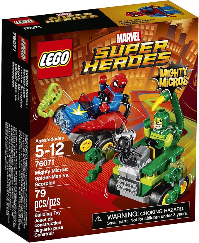LEGO Super Heroes Mighty Micros: Spider-Man vs. Scorpion 76071 Building Kit