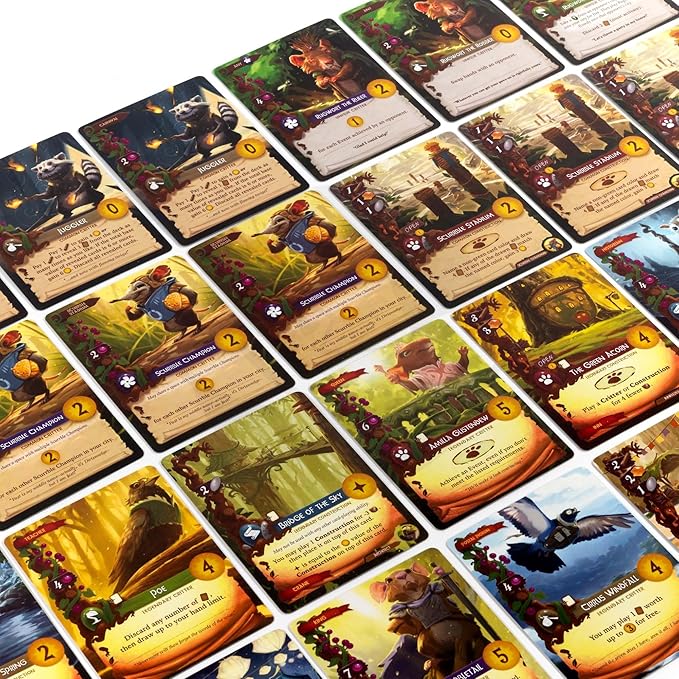 Everdell Glimmergold Upgrade Pack | Collectors Edition Components | Premium Metal Tokens Legendary Cards Rats &amp Deluxe D8 | Enhance Standard Edition