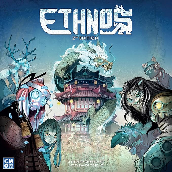 Ethnos Board Game (2nd Edition) - Command Powerful Clans! Area Control Strategy Game for Kids &amp Adults Includes Solo Mode Ages 14+ 1-6 Players 45 Minute Playtime Made by CMON