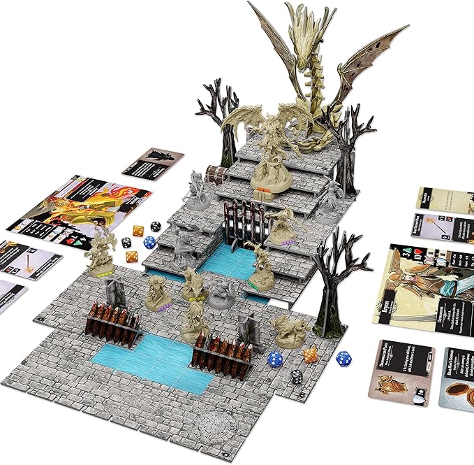 Asmodee Descent: Legends of The Dark Board Game - Epic Dungeon-Crawling Adventure Cooperative Strategy Game for Kids &amp Adults Ages 14+ 1-4 Players 3-4 Hour Playtime