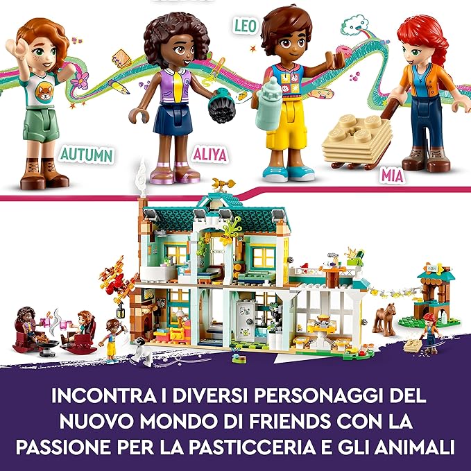 LEGO Friends Autumn's House 41730 Dolls House Playset with Accessories Toy Horse &amp Mia Mini-Doll Toys for Girls and Boys 7 Plus Years Old Birthday Gift Idea
