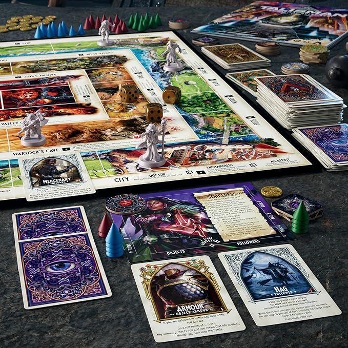 Avalon Hill Talisman: The Magical Quest Board Game 5th Edition | Fantasy Tabletop Adventure Games | Ages 12 and Up | 2 to 6 Players | Roleplaying Strategy Games