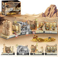 BuicraHub Temple Building Set Ideal for Adult 5-in-1 Construction Toy Includes Gate Three Levels and Holy Grail Scene Building Block Birthday Gift for Kids 8-12 Years Old 2388Pcs