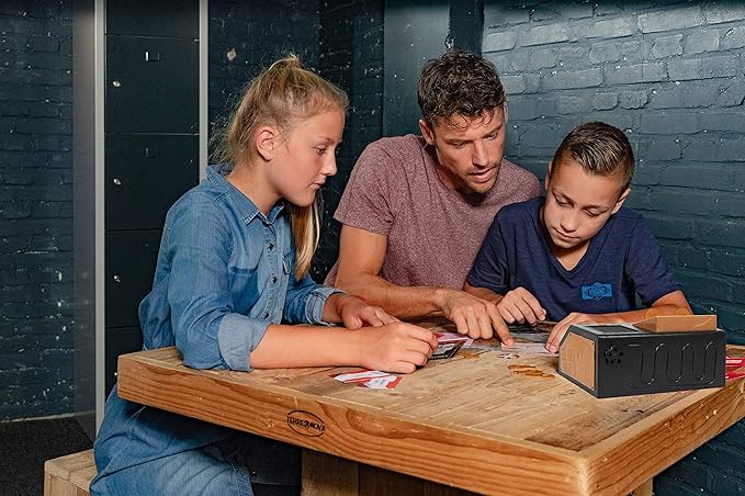 Identity Games [www.identity games.com] Escape Room The Game Family Edition - with 3 Exciting Jungle Escape Rooms | Solve The Mystery Board Game for Family Kids &amp Teens (English Version)