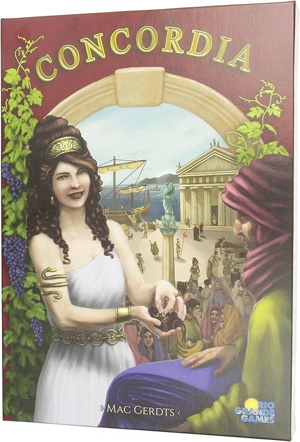 Rio Grande Games Concordia: Strategy Board Game Economic Development 2-5 Players 90 Minutes