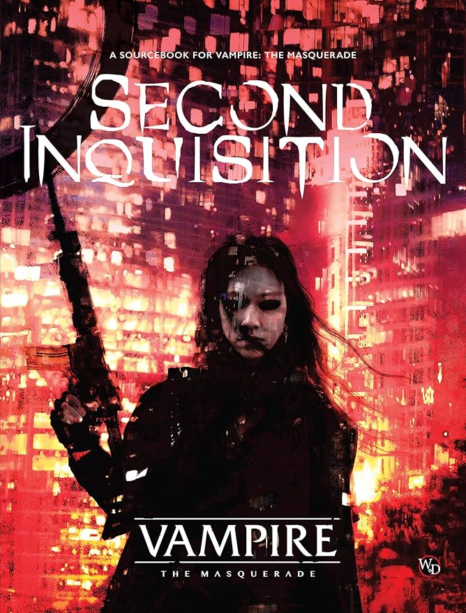 Renegade Game Studios Vampire Masquerade 5th Edition Second Inquisition Supplement Hardcover