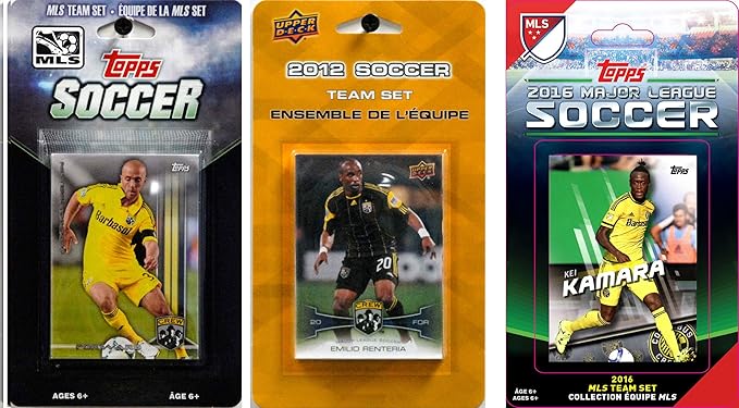 MLS 3 Different Trading Card Sets