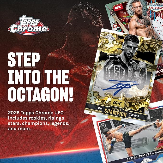 Topps 2025 Chrome UFC - Factory Sealed - Value Box