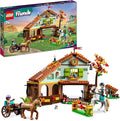Lego Friends Autumn’s Horse Stable 41745 Building Toy Role-Play Fun for Kids Ages 7+ with 2 Mini-Dolls and 2 Horses Carriage and Riding Accessories A Gift Birthday Gift for Kids Who Love Horses
