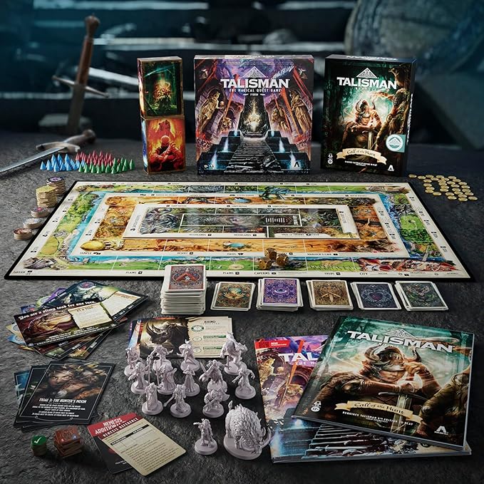 Avalon Hill Talisman Nemesis: Call of The Hunt Expansion Pack - Adventure Strategy Game - Ages 12+ - 3-6 Players - 60 mins