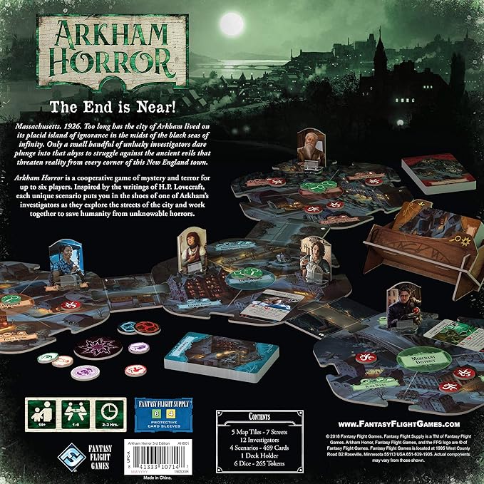 Fantasy Flight Games FFGAHB01 Arkham Horror Third Edition Multicolor