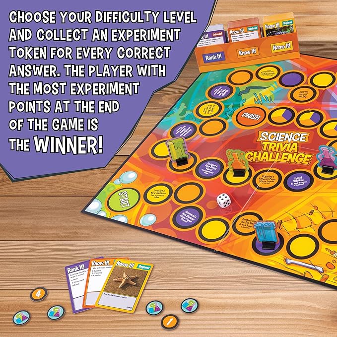 MindWare Science Trivia Challenge Game – Educational &amp Fun Game for Families &amp Kids Ages 7 &amp Up