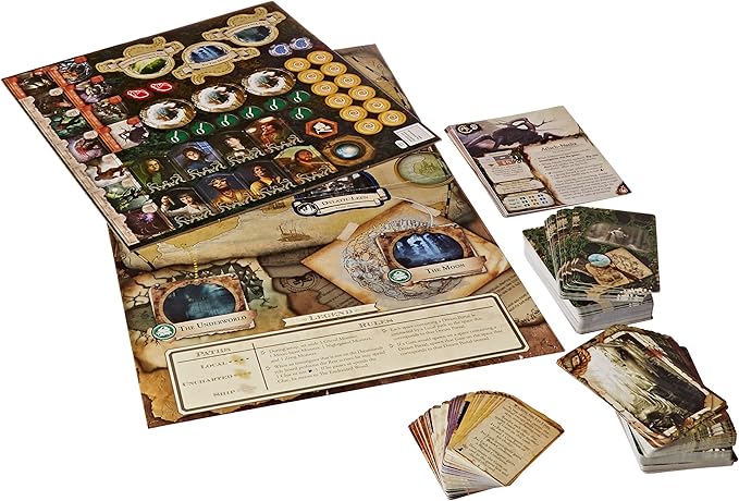 Eldritch Horror The Dreamlands Board Game EXPANSION - Unveil Mystical Realms Confront Ancient Horrors! Mystery Game for Adults Ages 14+ 1-8 Players 2-4 Hour Playtime Made by Fantasy Flight Games