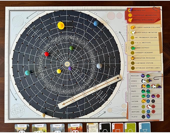 For All Mankind - Board Game -Strategy Game - Space Exploration Game 1-4 Players Ages 14 and up