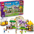 Lego 42671 Friends Flower Shop Cafe Toy Birthday Present Blocks For Girls Boys Children 9 Years Old 10 Years Old 11 Years Old Elementary School Plants Fake Green Bouquet Artificial Flower Decoration