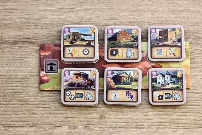 Great Western Trail El Paso Board Game - Fast-Paced Cattle Trade Strategy Game Compact Travel-Friendly for Kids &amp Adults Ages 12+ 1-4 Players 60-90 Min Playtime Made by Lookout Games