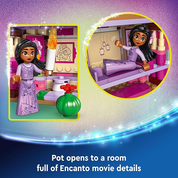 LEGO Disney Encanto Isabela’s Flowerpot Buildable Orchid Flower Toy for Kids with Disney Encanto Mini-Doll Toy for Play and Display Fun Gift for 9 Year Old Girls and Boys 43237