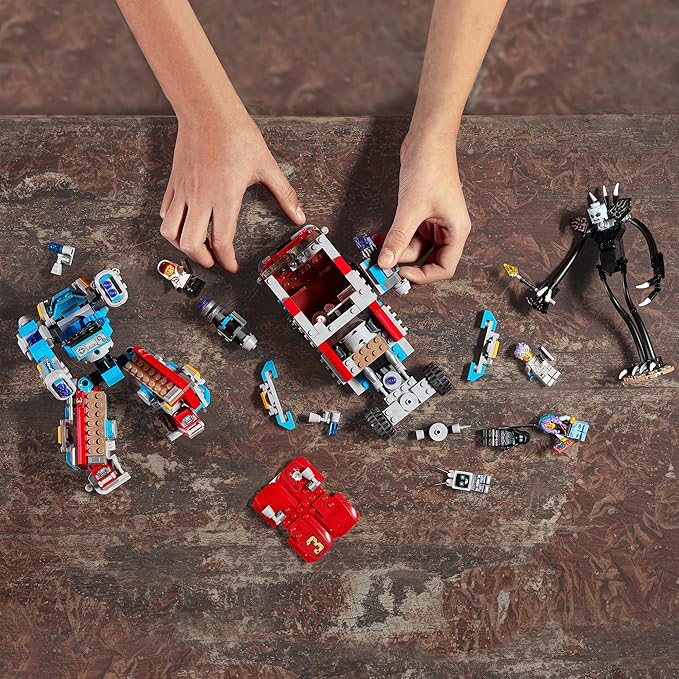 LEGO Hidden Side Phantom Fire Truck 3000 70436 Augmented Reality (AR) Fire Truck Toy App-Driven Ghost-Hunting Kit Includes a Mecha Robot 5 Minifigures and a Harbinger Figure (760 Pieces)