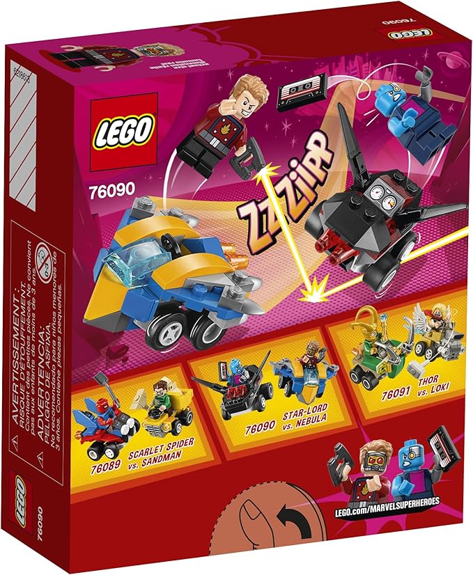 LEGO Marvel Super Heroes Mighty Micros: Star-Lord vs. Nebula 76090 Building Kit (86 Piece)