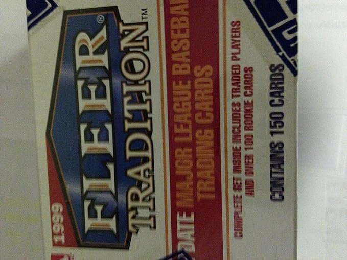 1999 Fleer Tradition Baseball Trading Cards