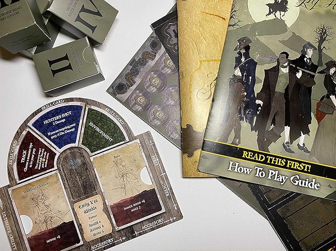 Greater Than Games | Legends of Sleepy Hollow | Cooperative Board Game | Horror Storytelling Campaign | 1 to 4 Players | 30+ Minutes | Ages 12+