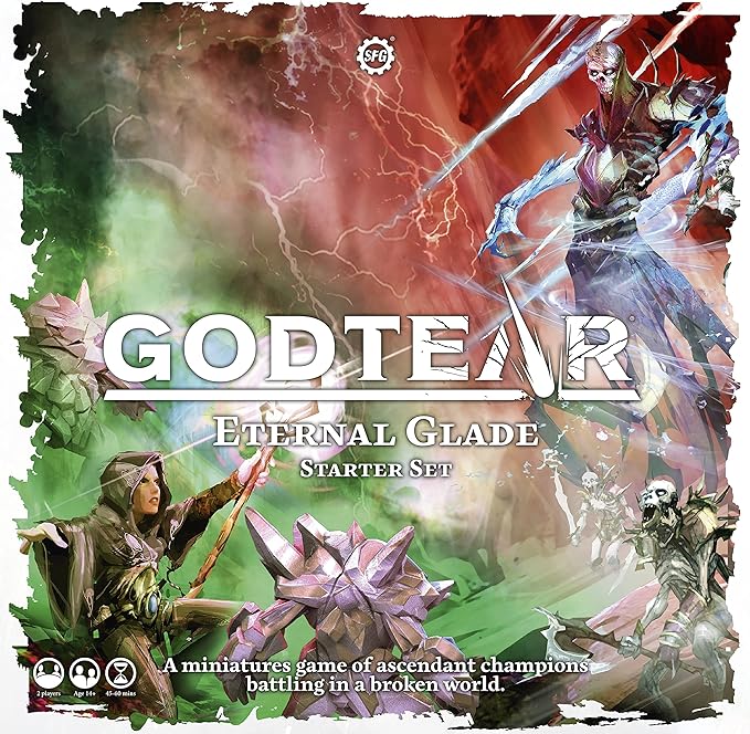 Steamforged Games GodTear: Eternal Glade Starter Set Board Game with 12 Detailed Miniatures Tabletop Combat Game (2 Players)