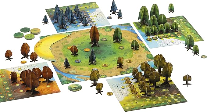 Blue Orange Games Photosynthesis Board Game - Award Winning Family or Adult Strategy Board Game for 2 to 4 Players. Recommended for Ages 8 &amp Up.