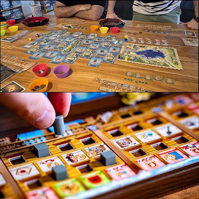 Capstone Games Strategy Board Game Pirates of Maracaibo for Ages 14+ | Competitive Multiplayer Pirate Adventure with Ship Upgrades Treasure Hunting and Exploration | 1-4 Players 25-100 Min Playtime