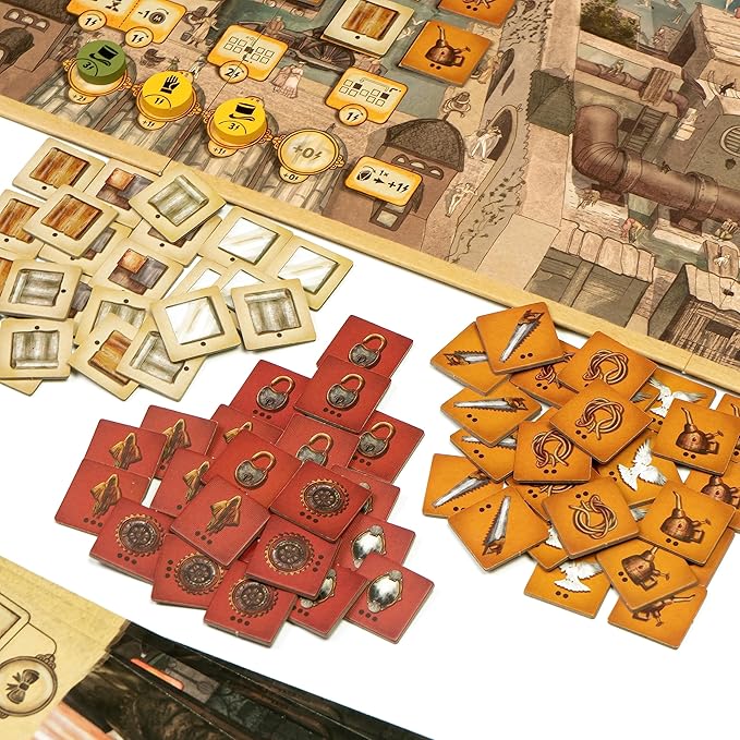 Mindclash Games Trickerion - Legends of Illusion Base Game | Victorian Steampunk Worker Placement Game for 2-4 Players | 48 Unique Trick Cards &amp Action Selection Mechanics