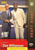 2019-20 Panini Instant Draft Night ZION WILLIAMSON First Rookie Card RC New Orleans Pelicans 1 of 17281 Produced Official Basketball Trading Card in Sealed Top Loader