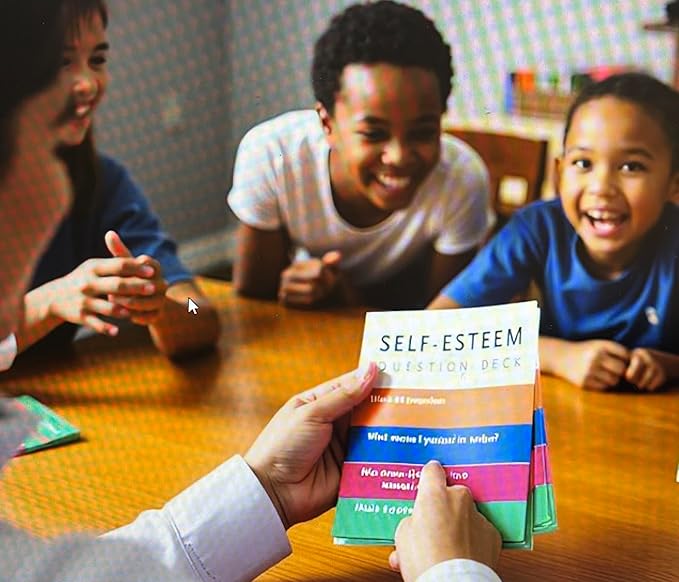 YEHUA! Open Spaces Totika Self Esteem Game with 48 Question Card Deck - A Game of Fun Skill and Communication