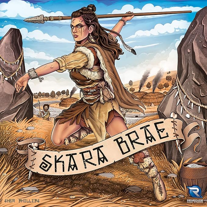Renegade Game Studios Skara Brae Board Game Resource Management Strategy Develop Village Ages 13+ 1-4 Players
