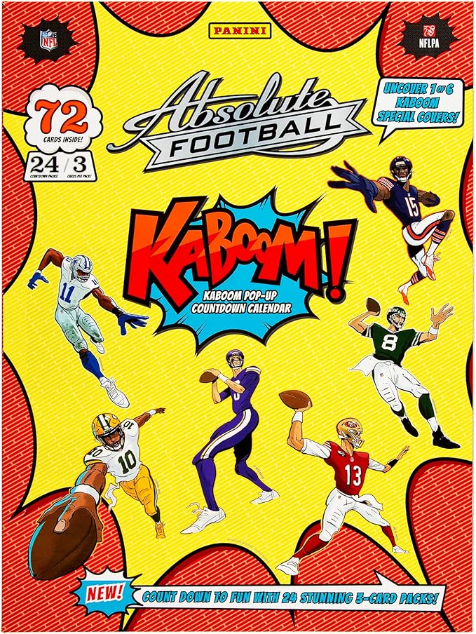 2024 Panini Absolute Football Kaboom! Countdown Calendar