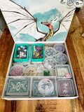 PRODUCT80 BitsBins Organizer for WYRMSPAN Organizes Cards and Tokens Easily and Fits in Game Box Board Game Accessories for Components of Wyrmspan