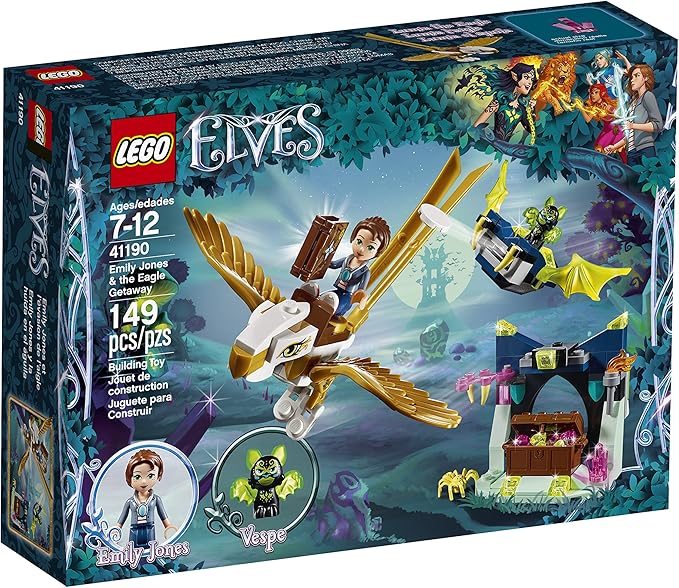 LEGO 6212137 Elves Emily Jones and The Eagle Getaway 41190 Building Kit