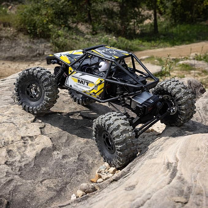 Axial RC Truck UTB18 Capra 4WS 1/18th 4x4 RTR (Comes with Everything Needed to Run) Yellow AXI-1750T2