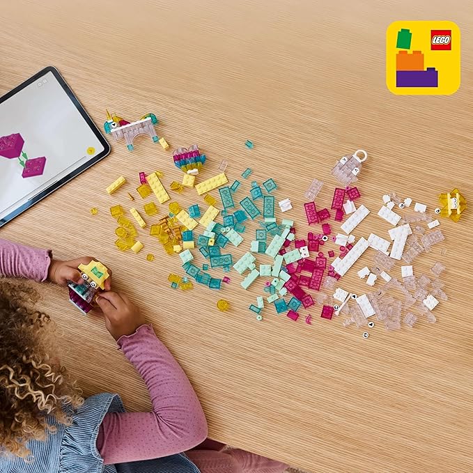 LEGO 11040 Classic Wow Idea Box Clear Color Toy Birthday Present Blocks Educational Girls Boys Children 5 6 7 8 Pretend Play Pretend Play