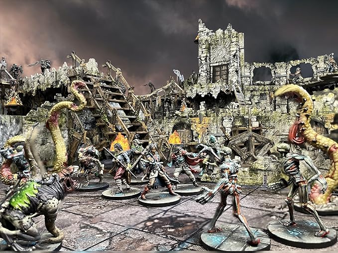 Maladum Beyond The Vaults - Fantasy Dungeon Crawler Game Immersive Terrain Solo Co-op and Adversarial Play